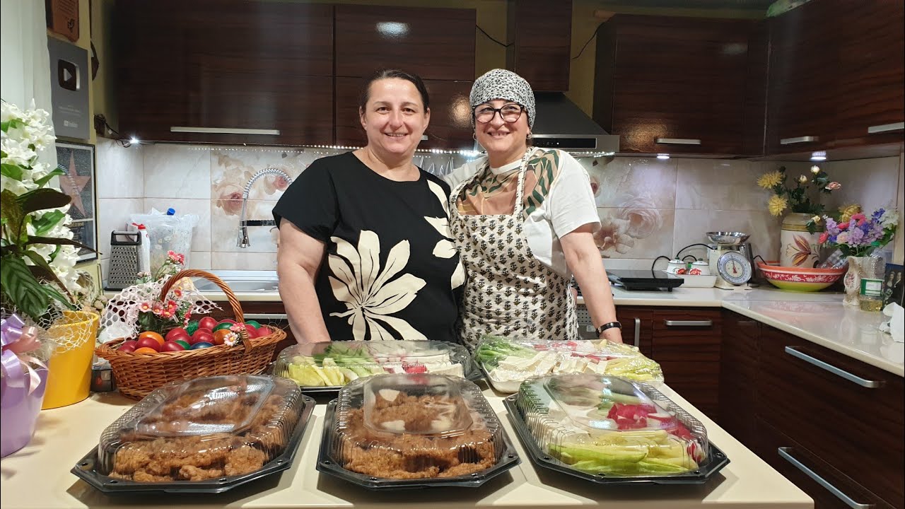 Mirela fiica Bunicii si Alina cumnata au pregatit platouri frumoase si delicioade 🇷🇴👍