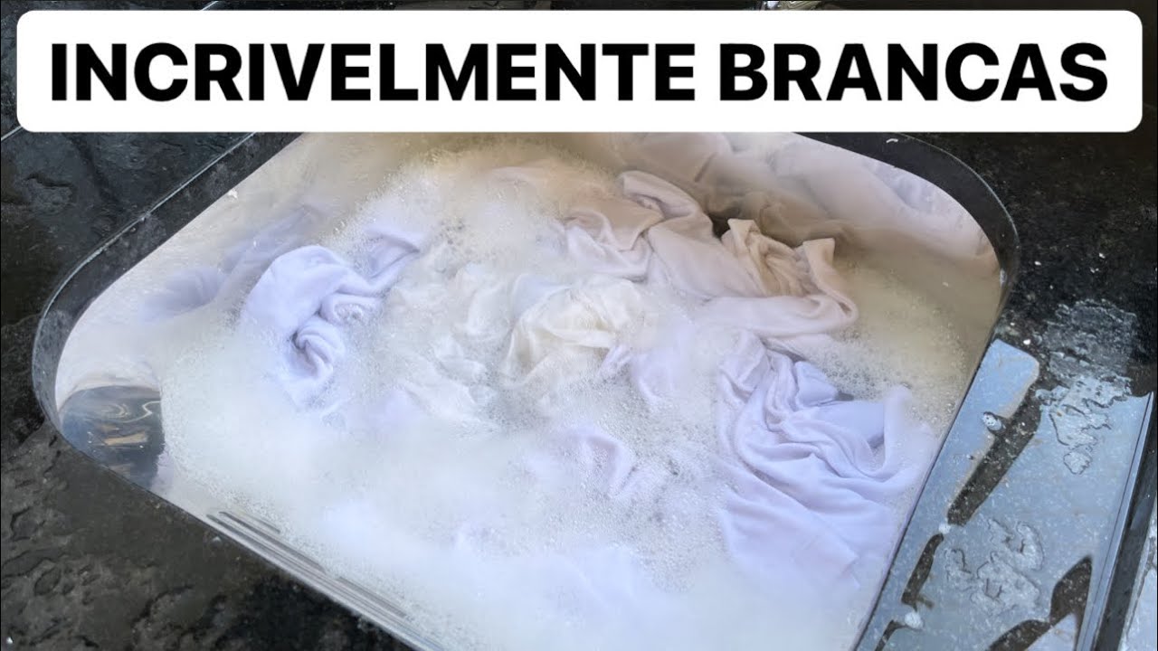 🔴CANSEI DE ESFREGAR ROUPAS BRANCAS! S&Oacute; FA&Ccedil;O ASSIM AGORA! &Eacute; 10x MAIS POTENTE QUE O CLORO!