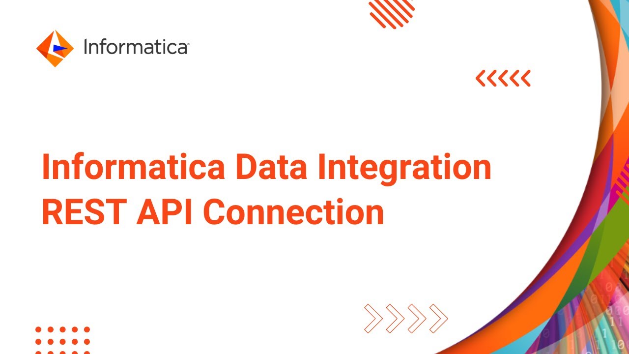 Informatica Data Integration REST API Connection