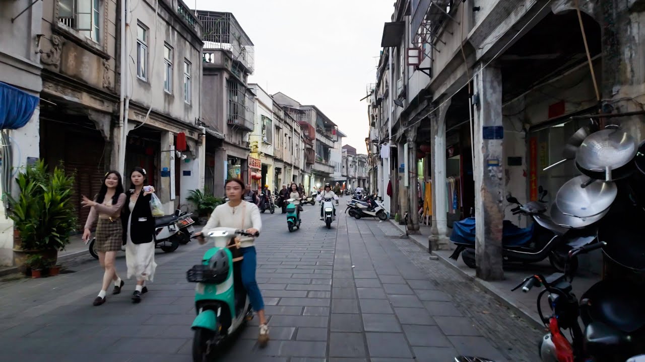 Walking Tour of Jieyang Rongcheng Old Town, Guangdong, China