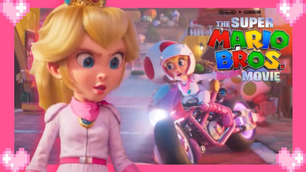 💗 Super Mario Bros. Movie - Biker Peach Moments 💗