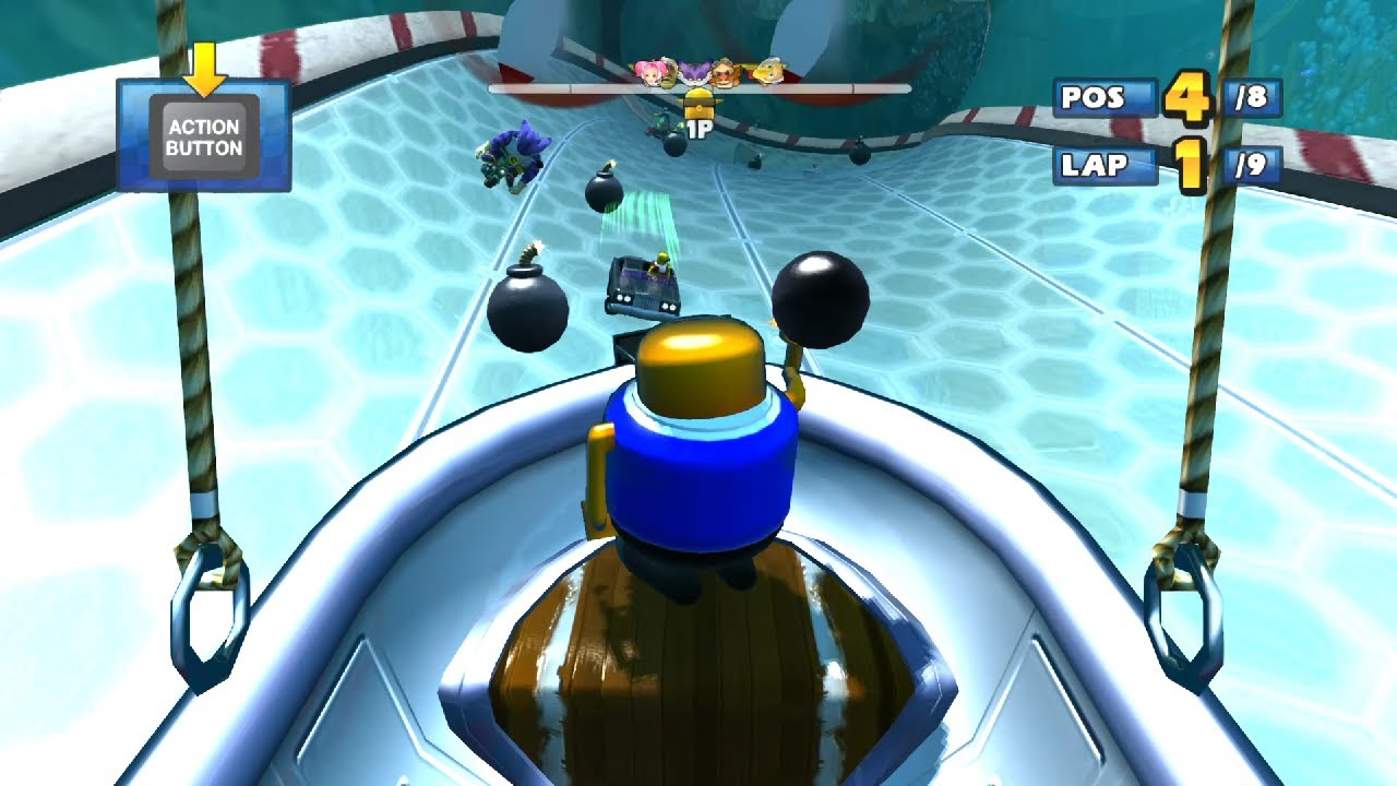 BONANAZA BROS Ocean Ruin 9 Laps Expert (Request) Sonic & Sega All-Stars Racing -PC