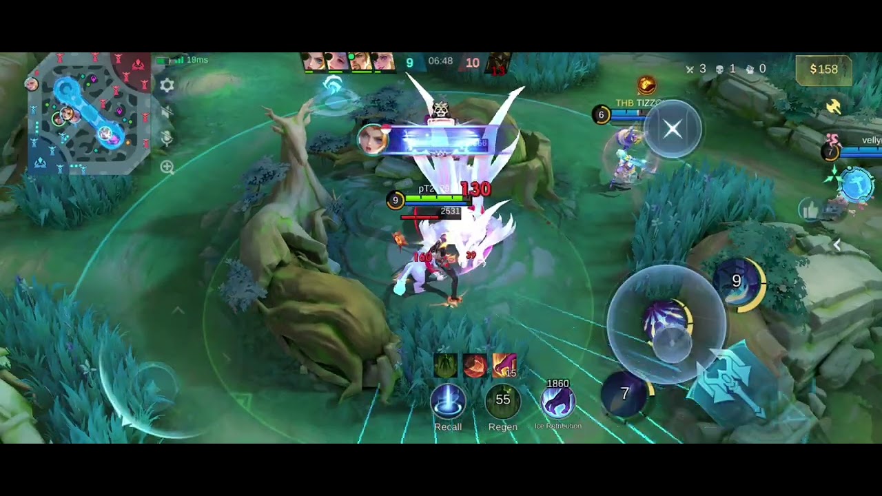 Untung temen nya pada jago#mobilelegends #fyp 