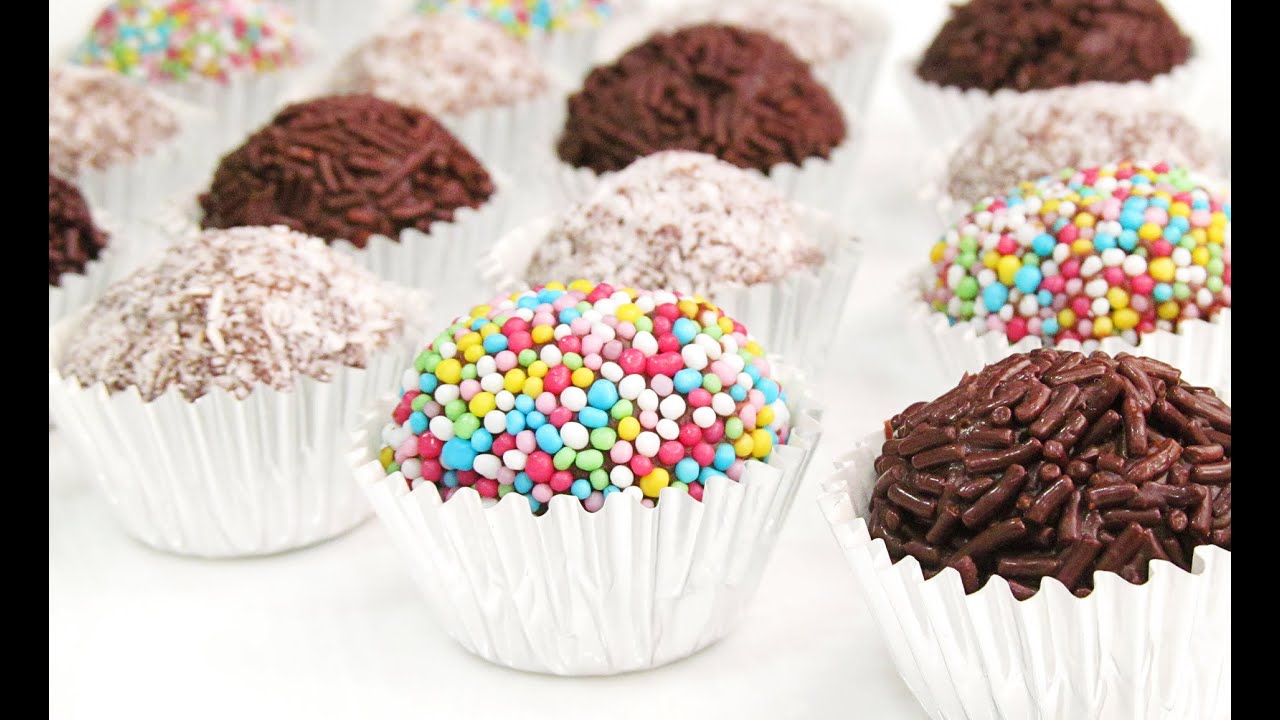 Trufas de Chocolate | Receta F&aacute;cil y sin Horno!