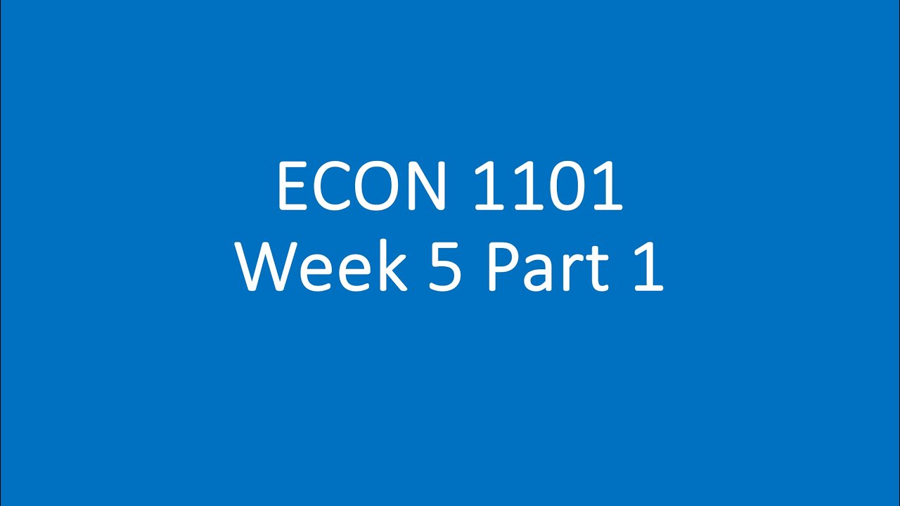 Week 5 Part 1