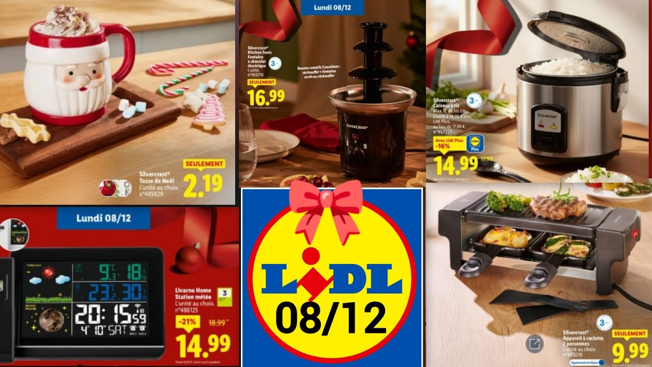 🎀  LIDL ARRIVAGE de la SEMAINE ✨ 8 Décembre 2025✨ Textile Cuisine Maison & Décoration