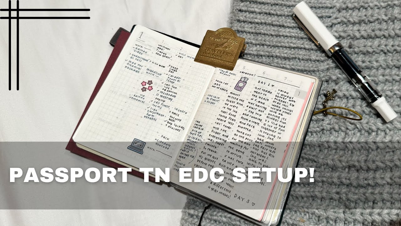 2024 Passport Travelers Notebook Setup | Travelers Company