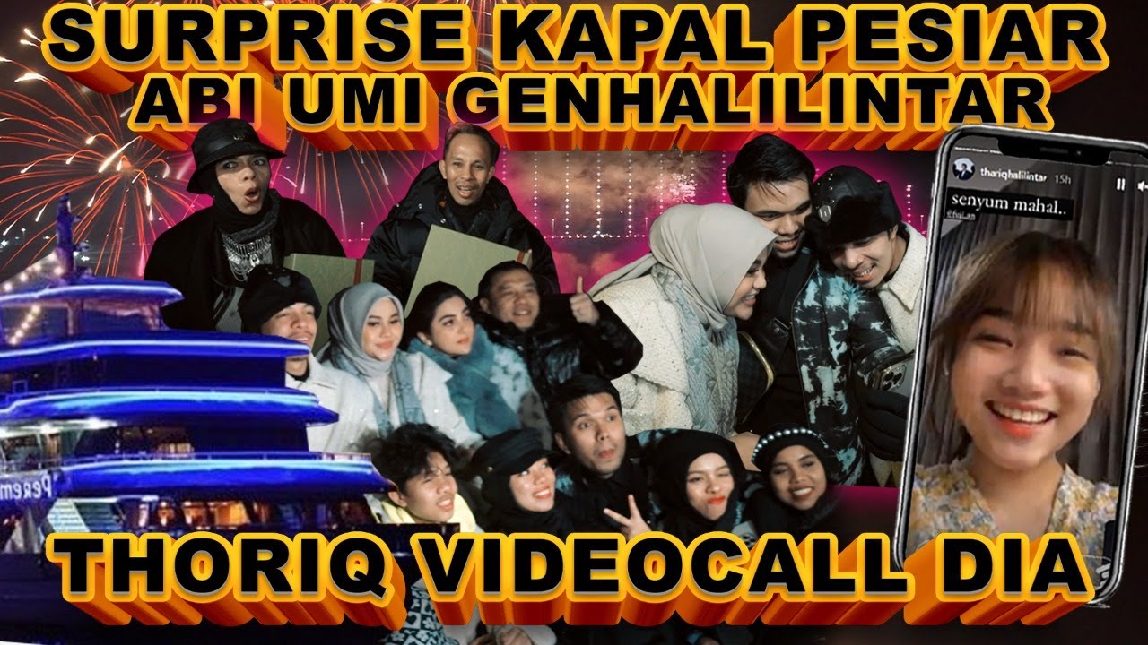 Thoriq Video call Dia. Saat PERTEMUAN KELUARGA