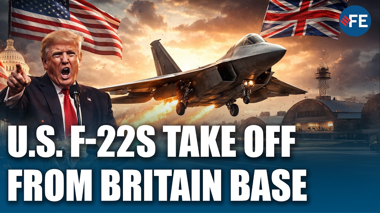 U.S. F-22 Raptors Filmed Operating From RAF Lakenheath