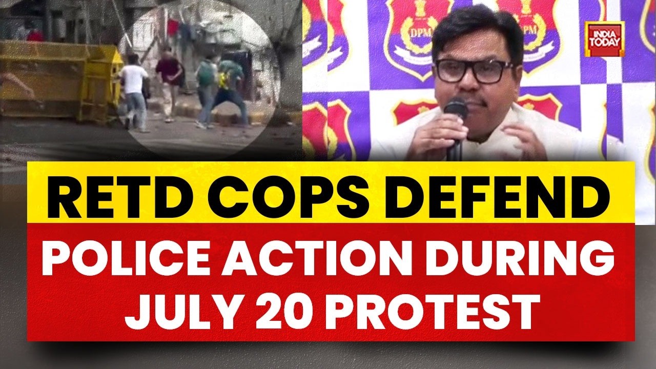 Retired Police Officials Address July 20 Protest Row | Full Press Conference | India Today