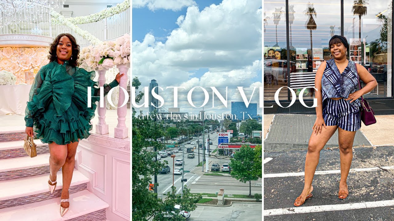 HOUSTON TRAVEL VLOG: I WENT SKY DIVING + ATTENDED THE MOST BEAUTIFUL WEDDING + SHOPPING + EATING OUT