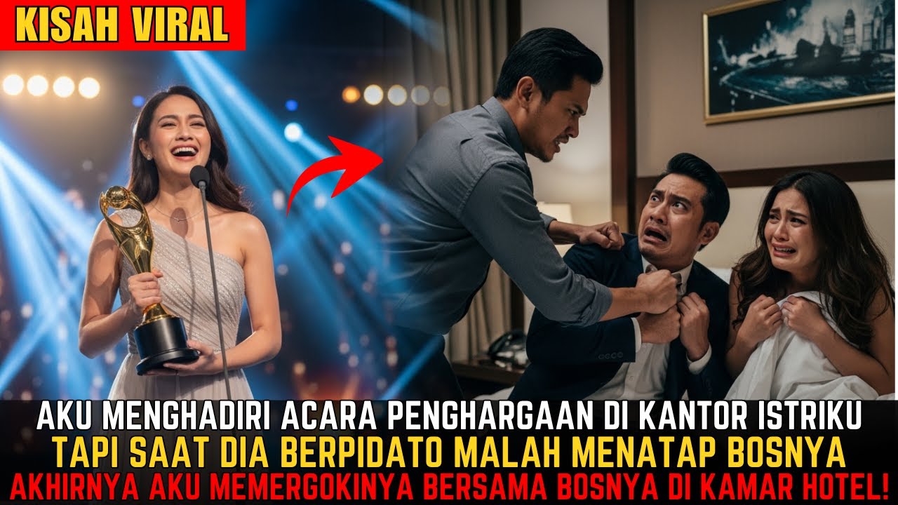 AKU DATANG DI ACARA PENGHARGAAN KANTOR ISTRIKU, TAPI MALAH MEMERGOKINYA DI KAMAR DENGAN BOSNYA!