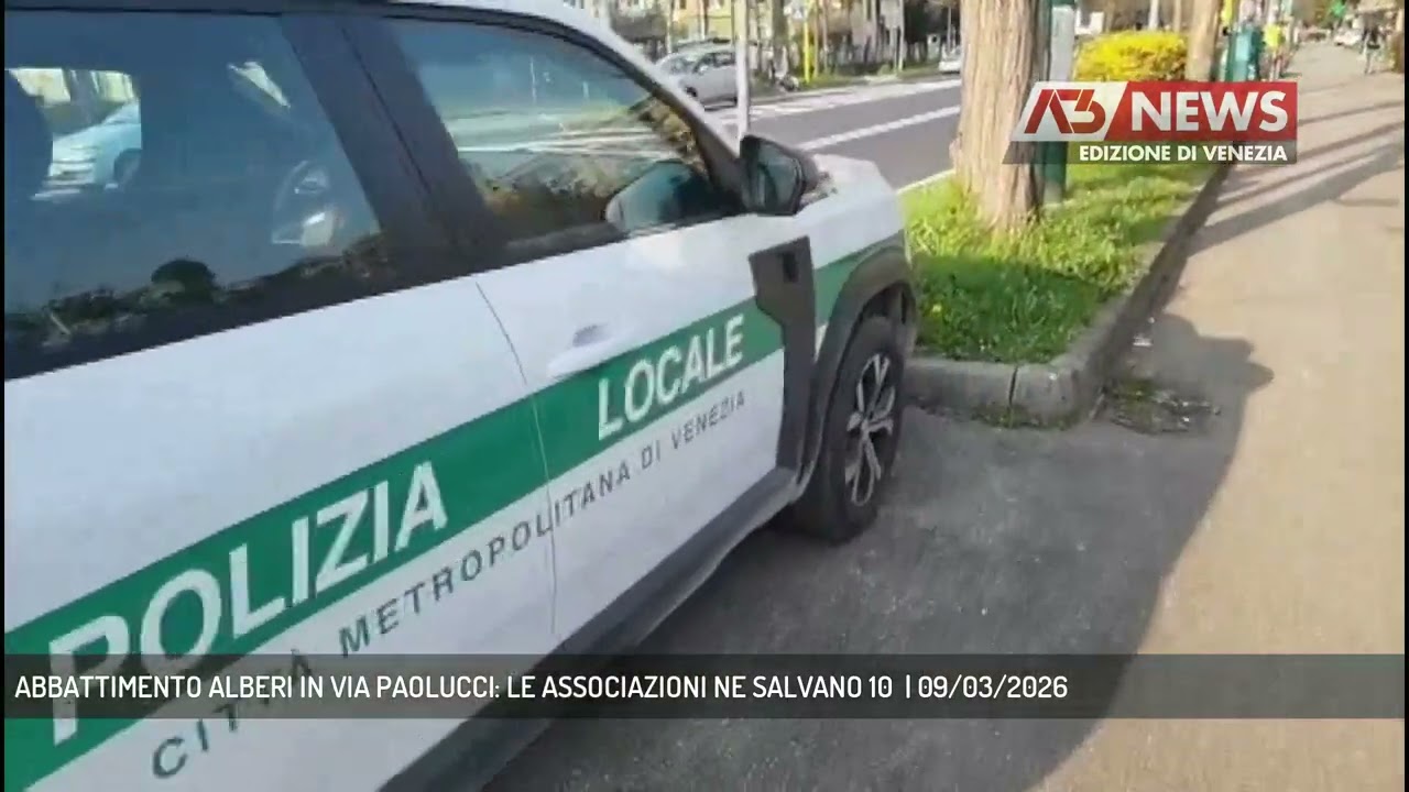 ABBATTIMENTO ALBERI IN VIA PAOLUCCI: LE ASSOCIAZIONI NE SALVANO 10  | 09/03/2026