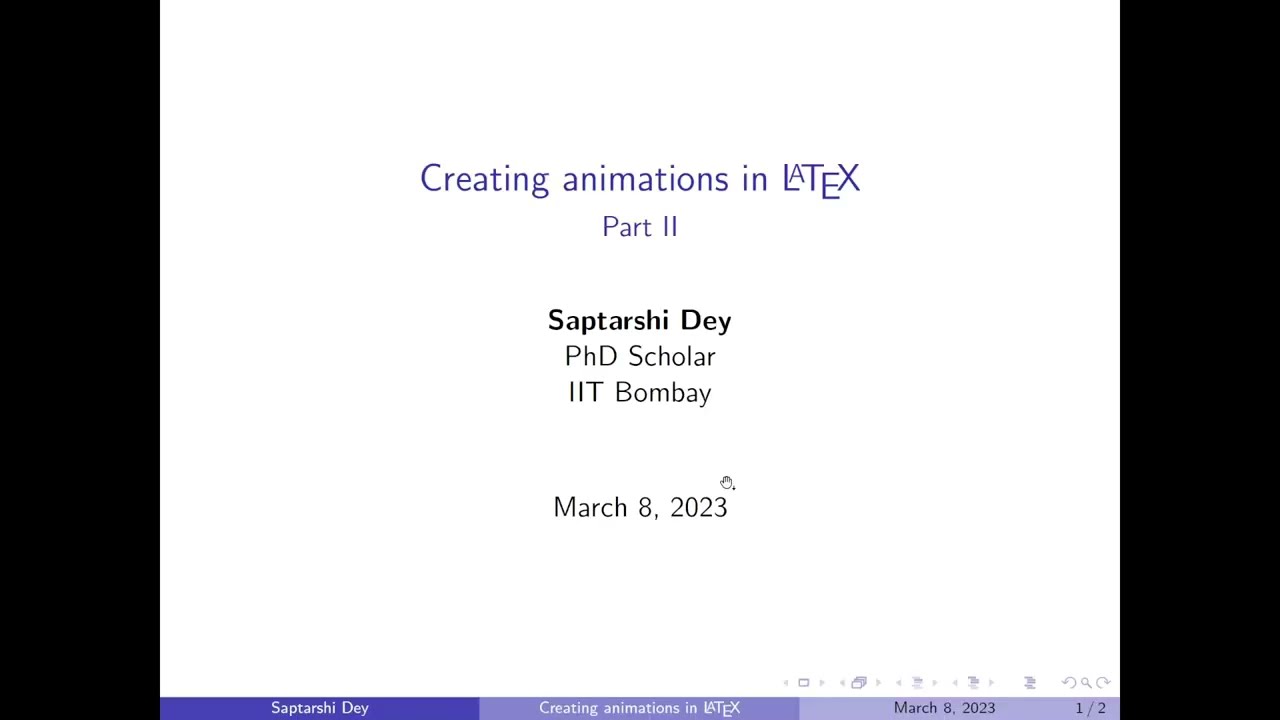 Creating animation in LaTeX: Part 2