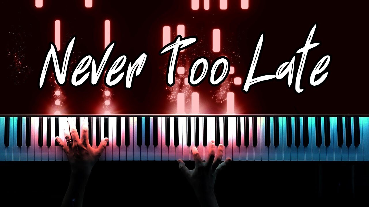 Three Days Grace - Never Too Late (Piano Cover)