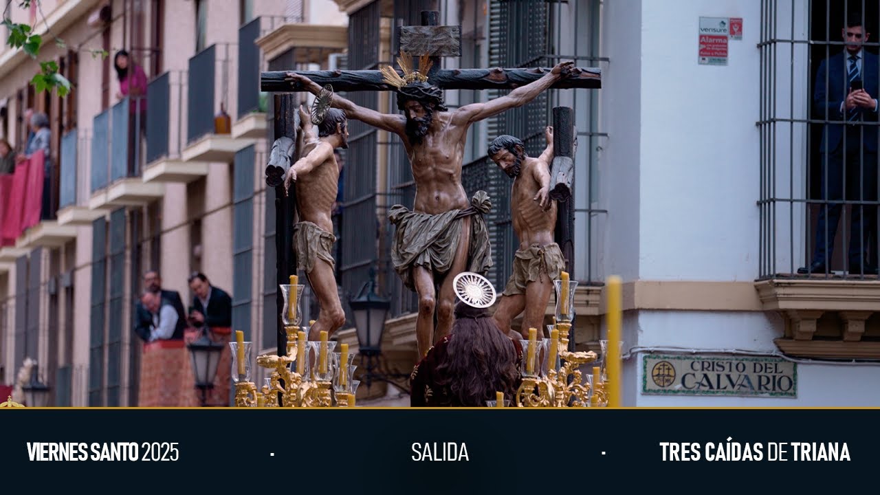 Salida Conversión del Buen Ladrón | Viernes Santo 2025 | Tres Caídas de Triana