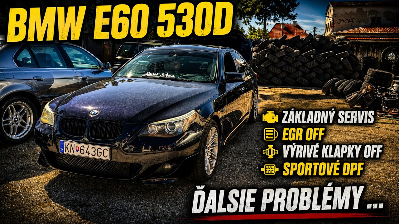 BMW E60 VEĽKÝ SERVIS – EGR OFF, DPF OFF, kladky, pumpa, termostat