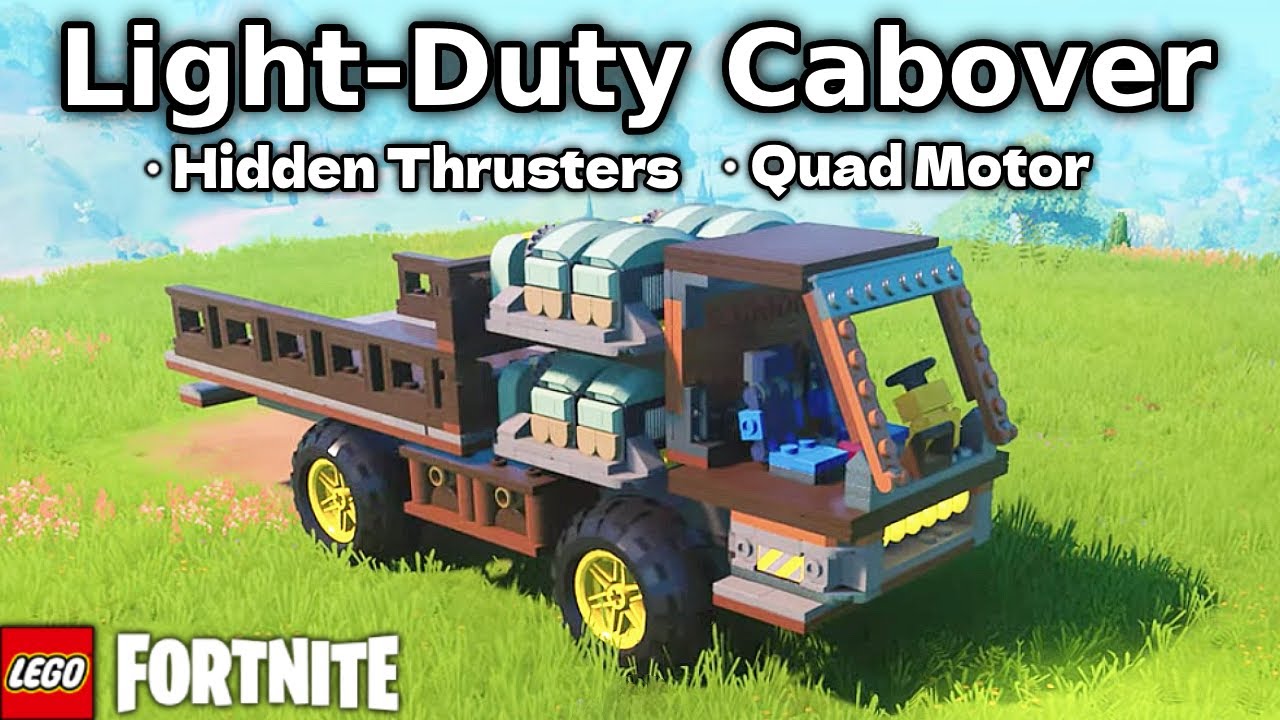 Tutorial - Light Cabover Truck | LEGO Fortnite