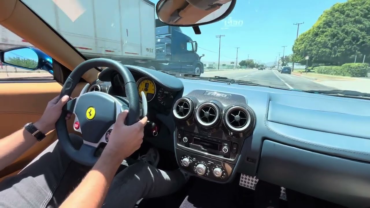 2008 Ferrari F430 Spider Driving
