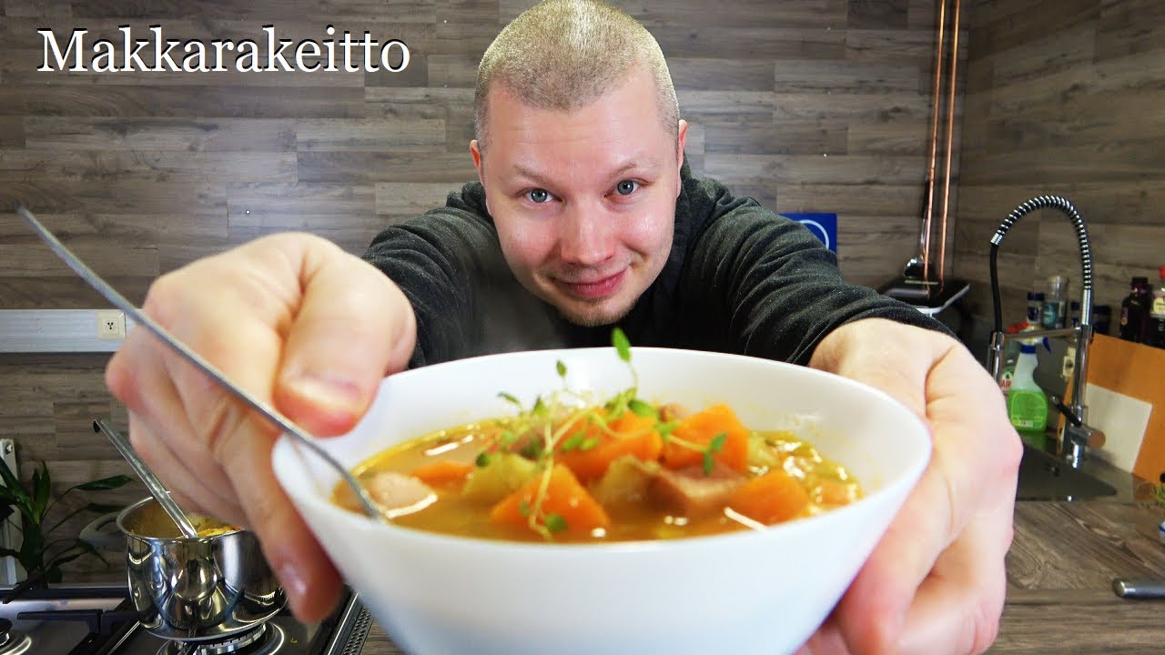 Mit&auml; paskaa t&auml;n&auml;&auml;n sy&ouml;t&auml;isiin? - Makkarakeitto