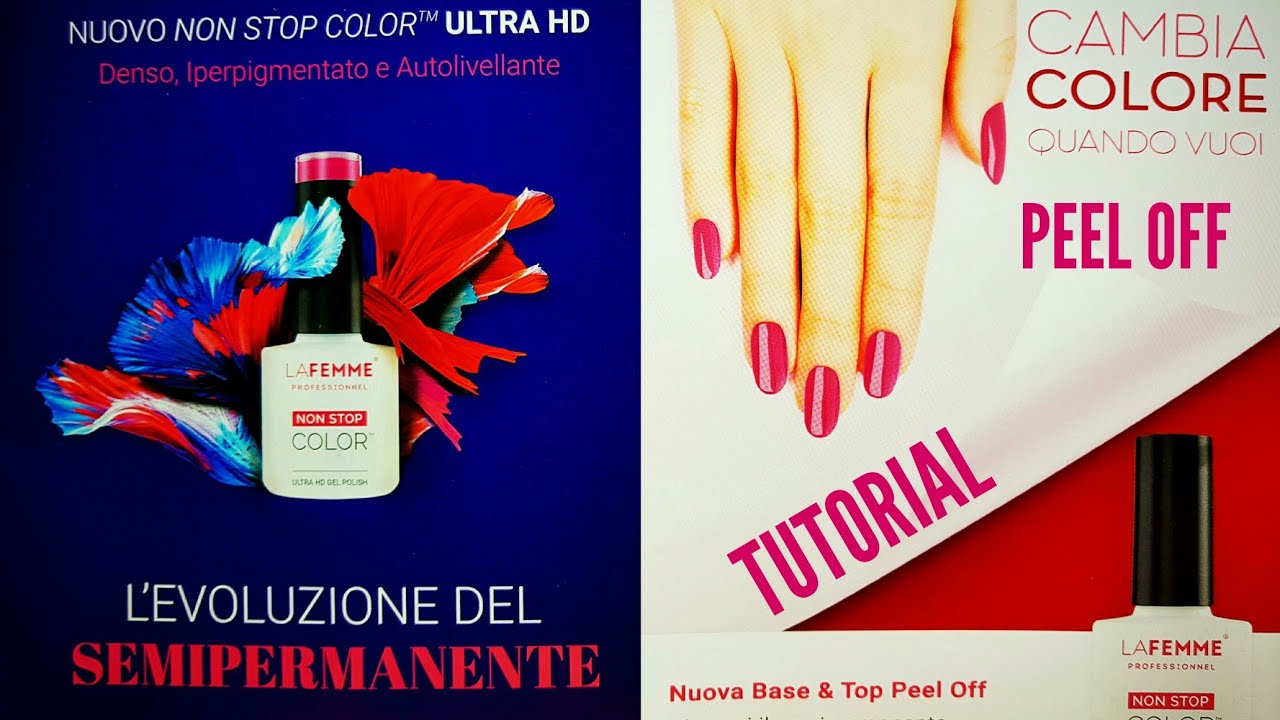 PEEL OFF GEL • LA FEMME • 💅🏻 TUTORIAL APPLICAZIONE STEP BY STEP 💅🏻 1. PARTE