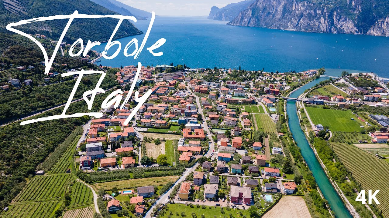 Scenic Italy in 4K: Torbole at Lake Garda Drone Film
