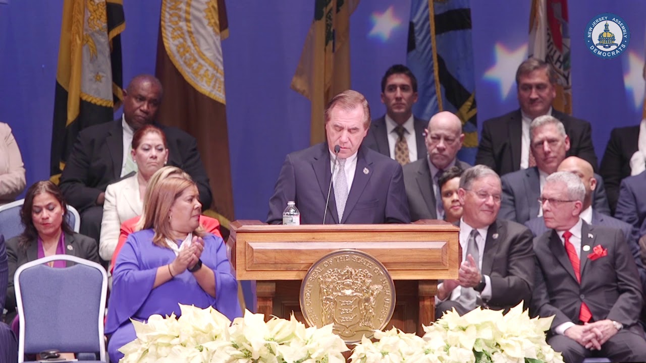 Craig Coughlin Takes Oath for Second Term As New Jersey Assembly Speaker