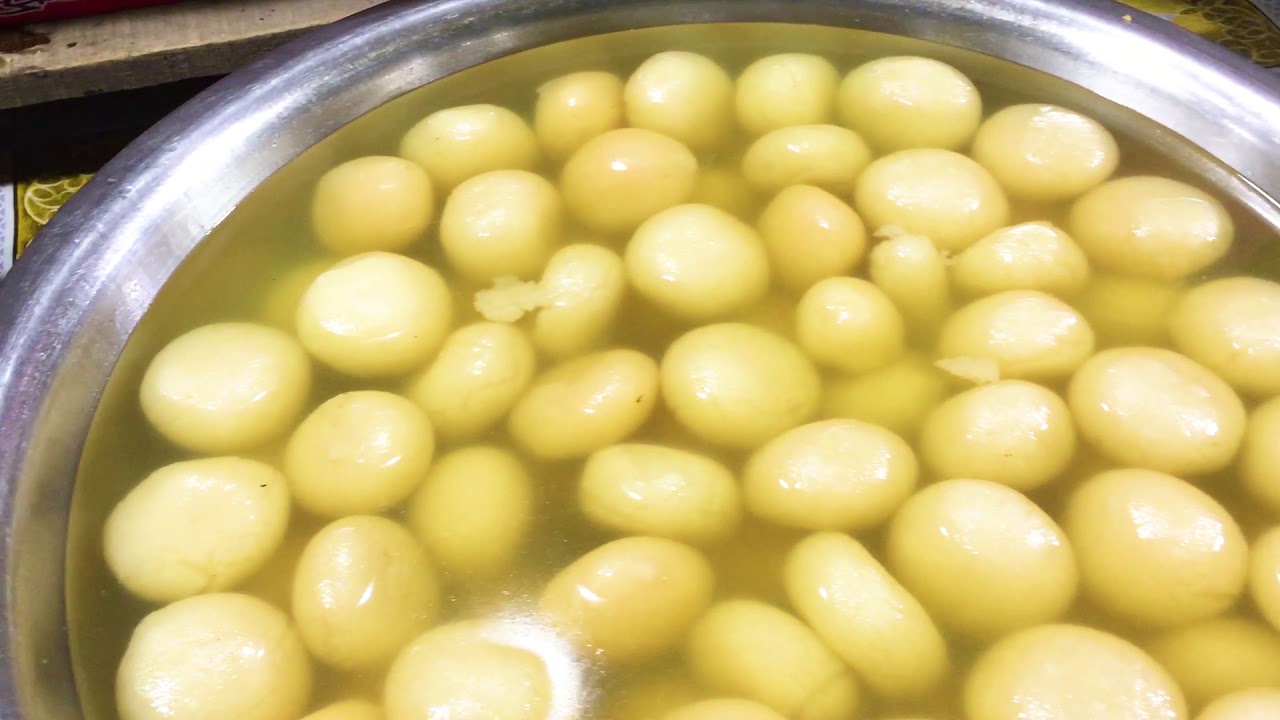 White Kalojam (Sweet) Amazing Sweet Eating Video