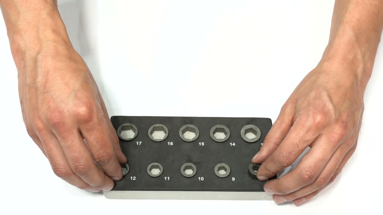 ROUNDED FASTENER EXTRACTOR SET (8-17mm) - Discover the HU45115 !