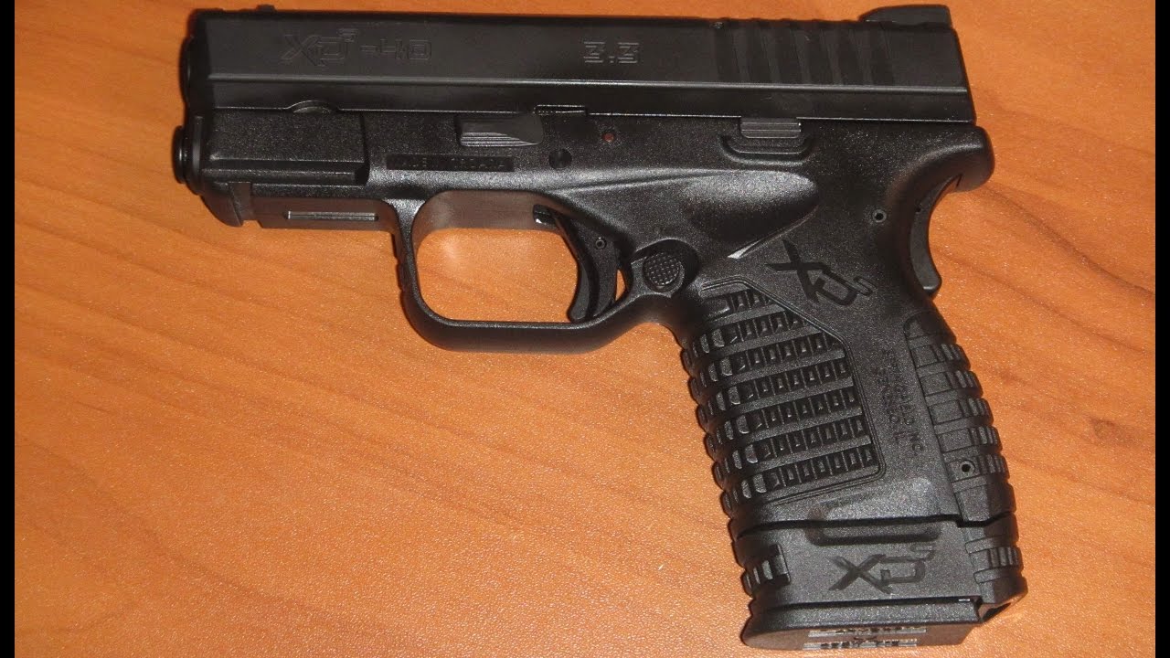 Take Down and Cleaning Springfield XDs  .40S&W