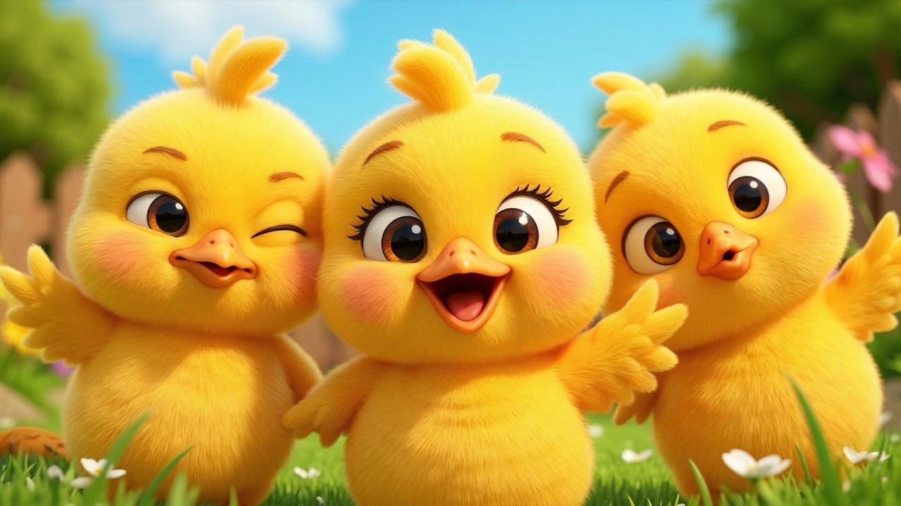 ĐÀN GÀ TRONG SÂN - Hoạt Hình Đàn Gà Con - Nhạc Thiếu Nhi Remix Cho Bé Yêu Ăn Ngon