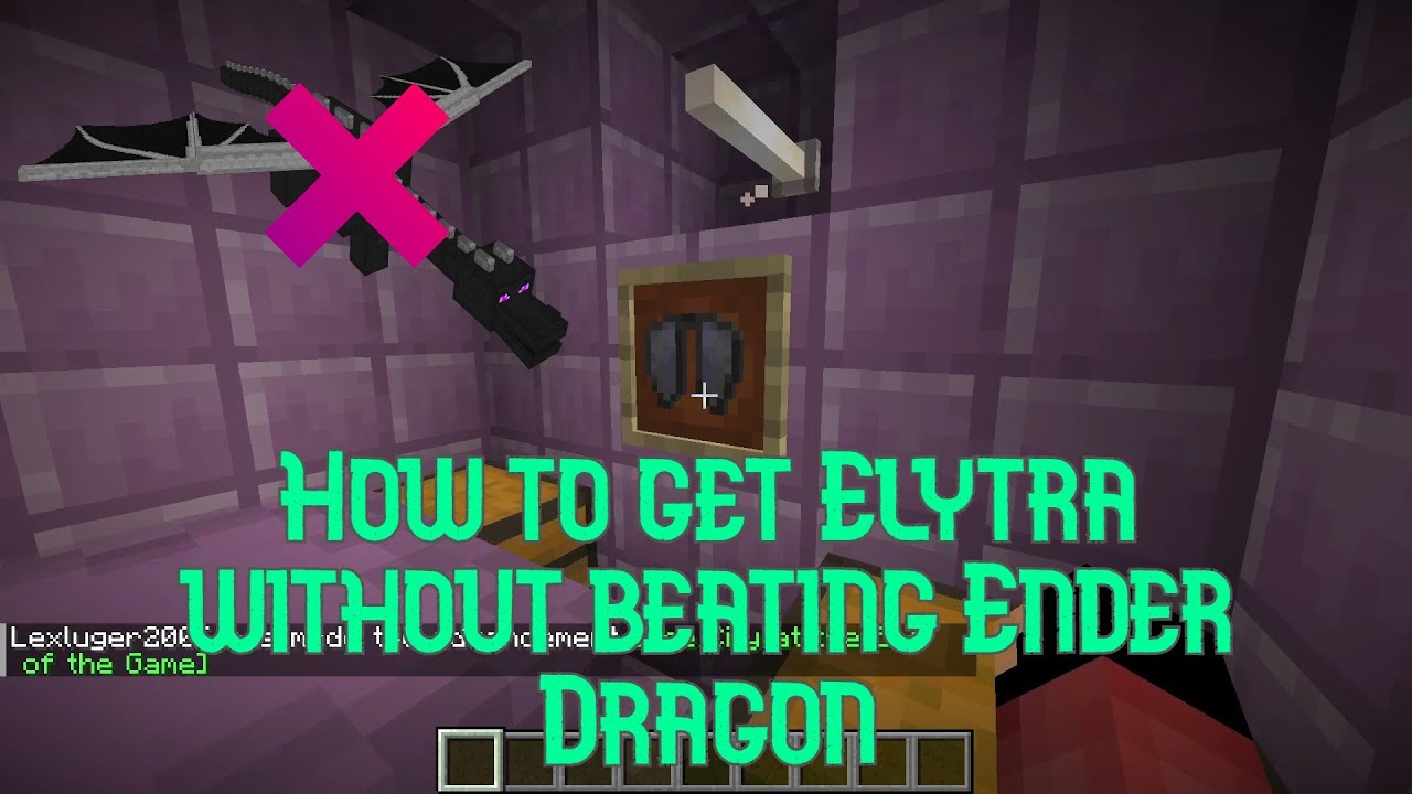 How to get Elytra WITHOUT beating ender dragon
