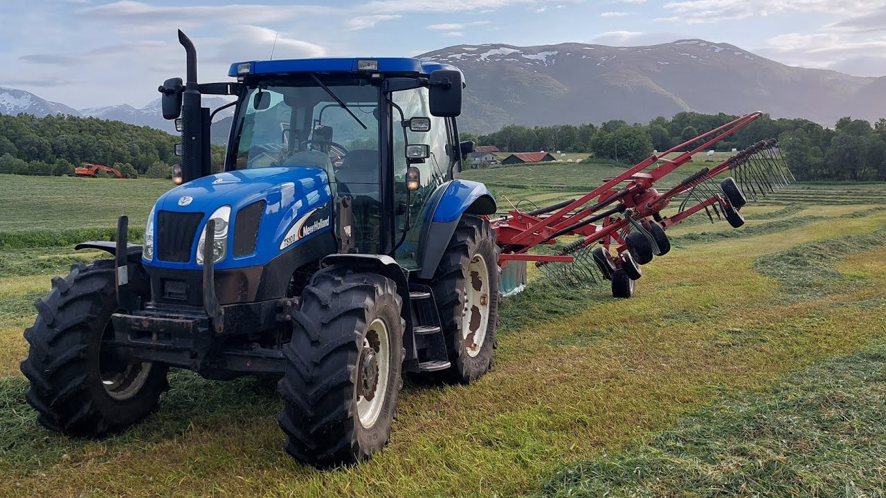 Raking | New Holland | Kverneland | 1.Slått 2022