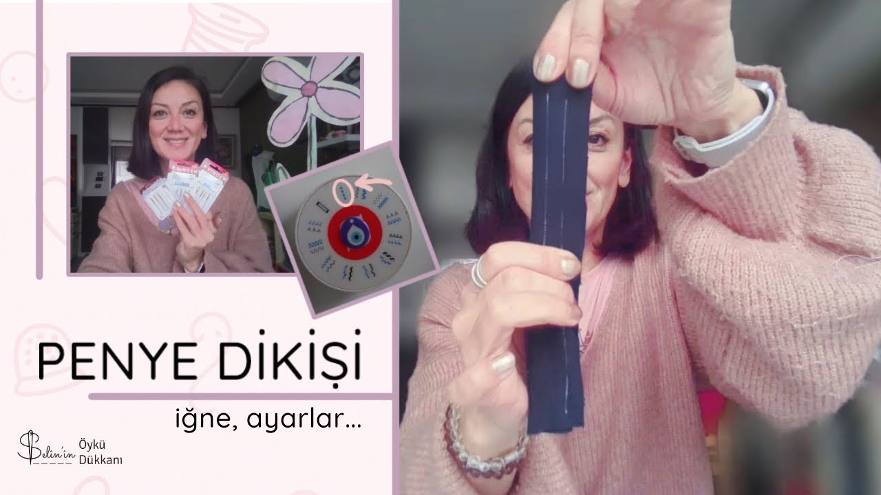 PENYE DİKİŞİ penye ayarı, ayarlar, iğneler, Singer Heavy Duty'de deneme
