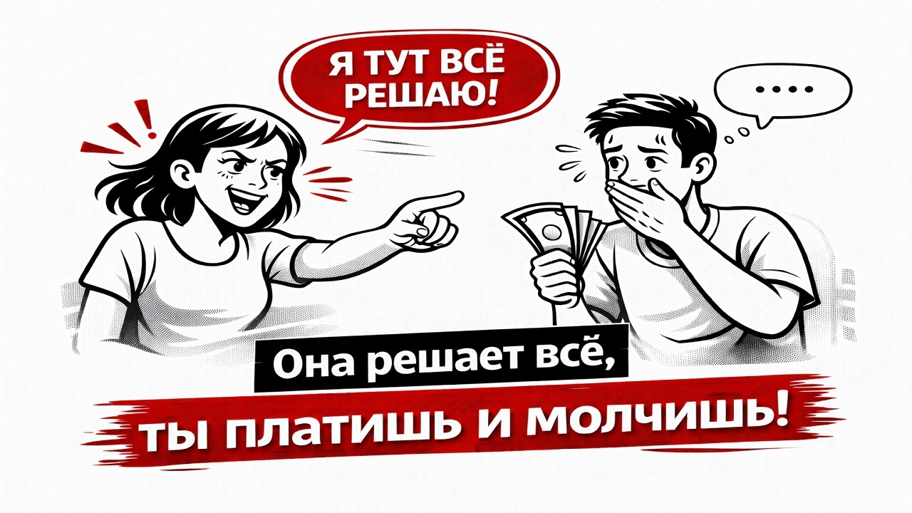 Синдром УДОБНОГО МУЖА  убивает мужское ДОСТОИНСТВО