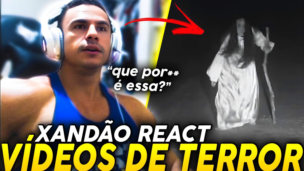 SUPER XANDÃO REAGINDO A VIDEOS ASSUSTADORES - Melhores Momentos