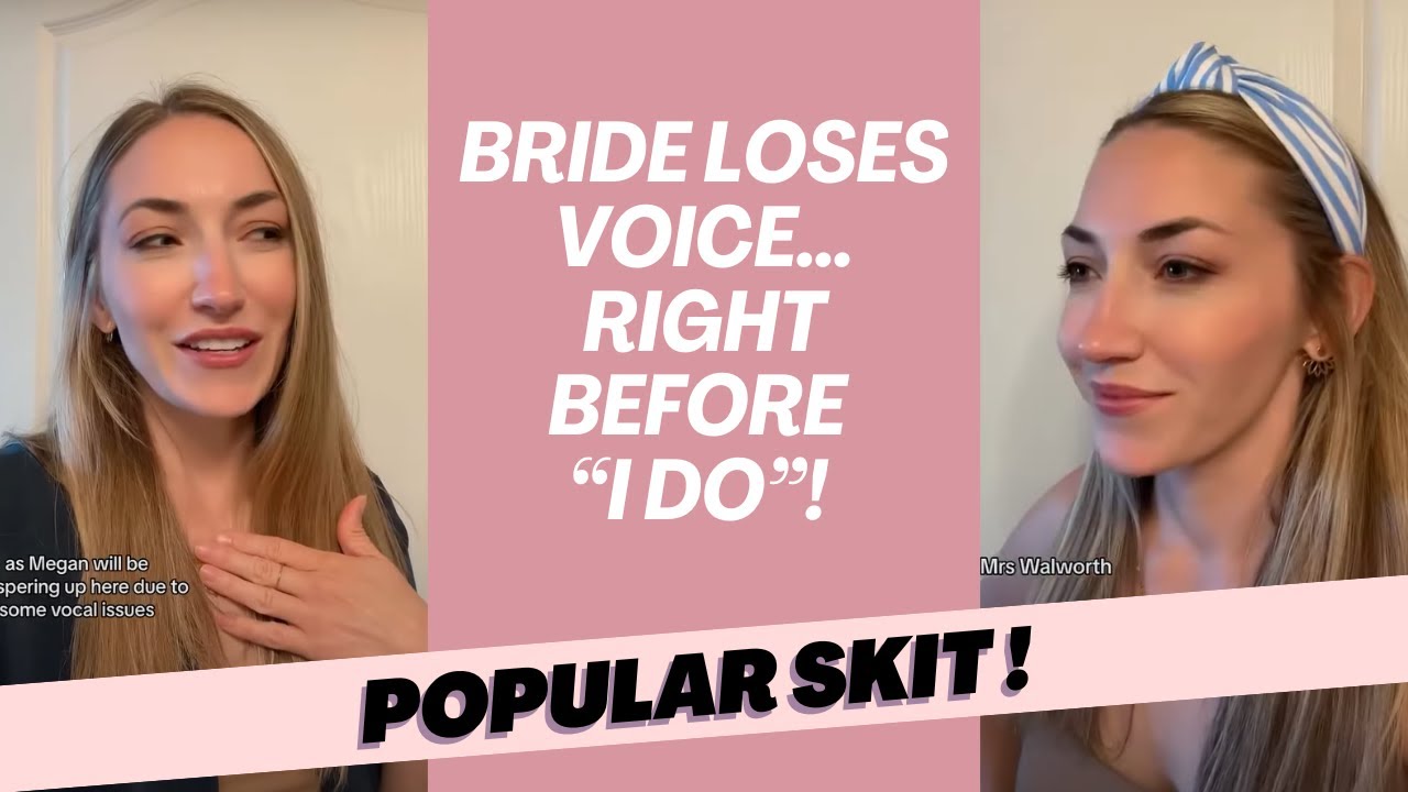 Bride is speechless for wedding