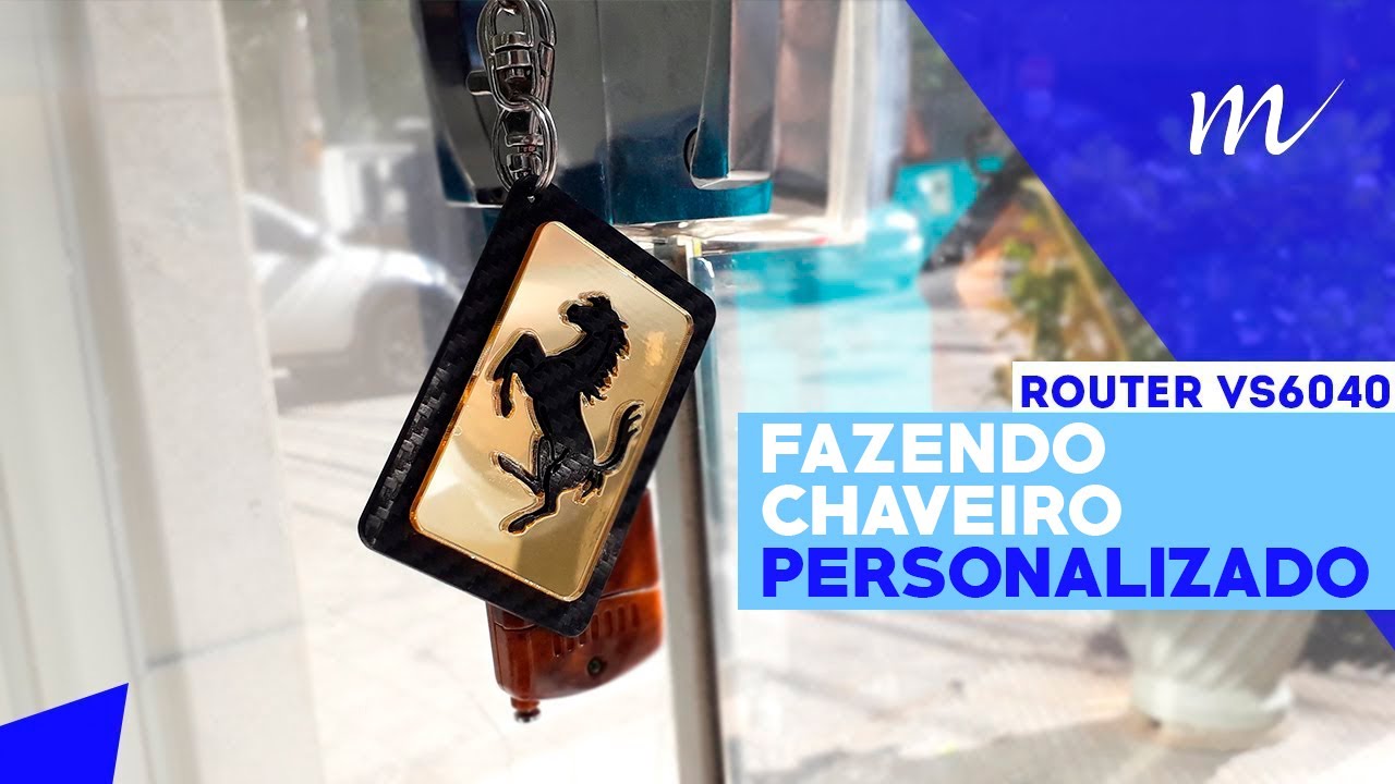 Multivisi | Router VS6040 | Fazendo chaveiro personalizado