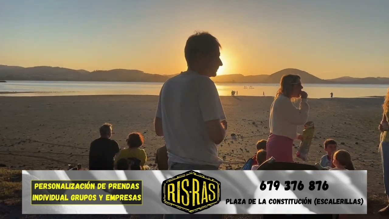Puesta de Sol desde la playa del Regatón de Laredo