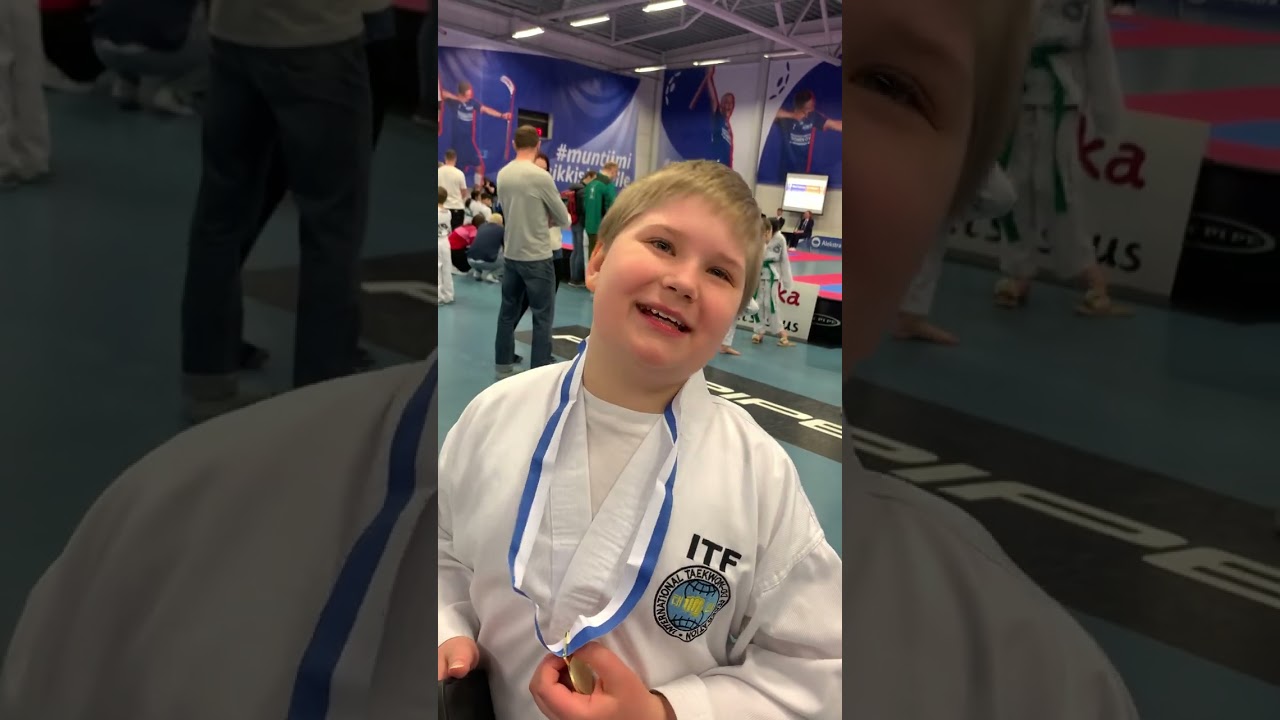Три золотые медали и кубок! Никлас — лучший на Финском чемпионате по тхэквандо
