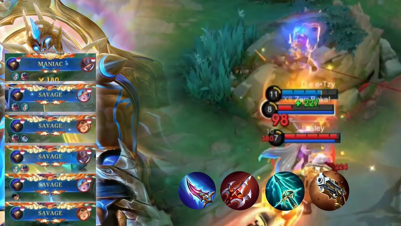ALDOUS PESTA SAVAGE DI MLBB RISING OPEN - Mobile legends