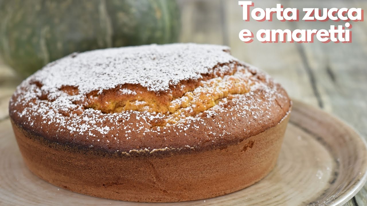 Torta zucca e amaretti
