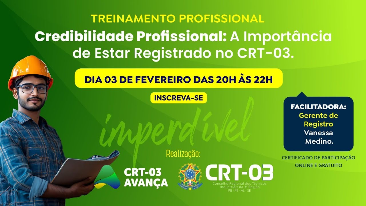 Credibilidade Profissional: a importância de estar registrado no CRT-03