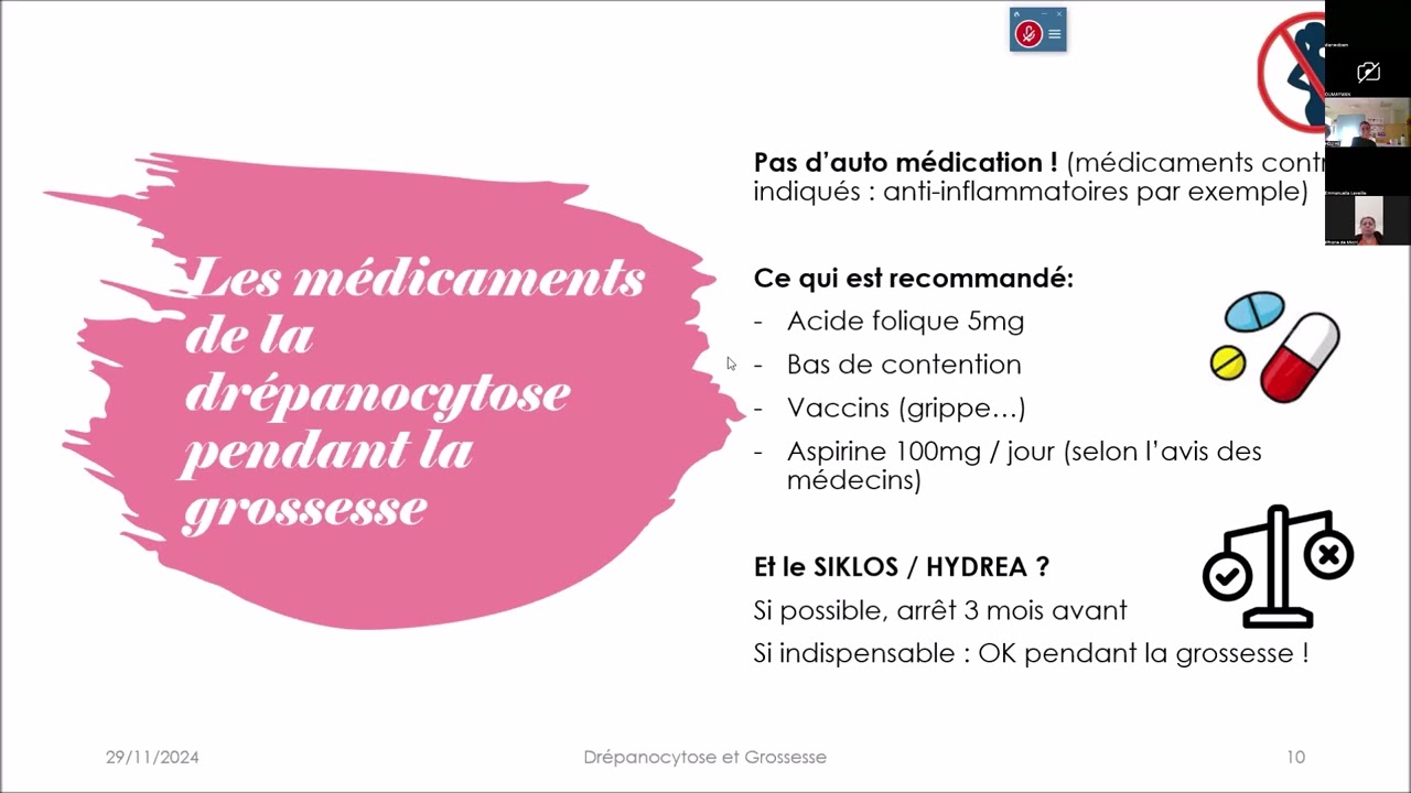 La grossesse drépanocytaire
