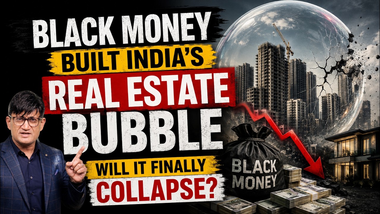 Black Money Built India&rsquo;s Real Estate Bubble &mdash; Will It Finally Collapse? #blackmoney