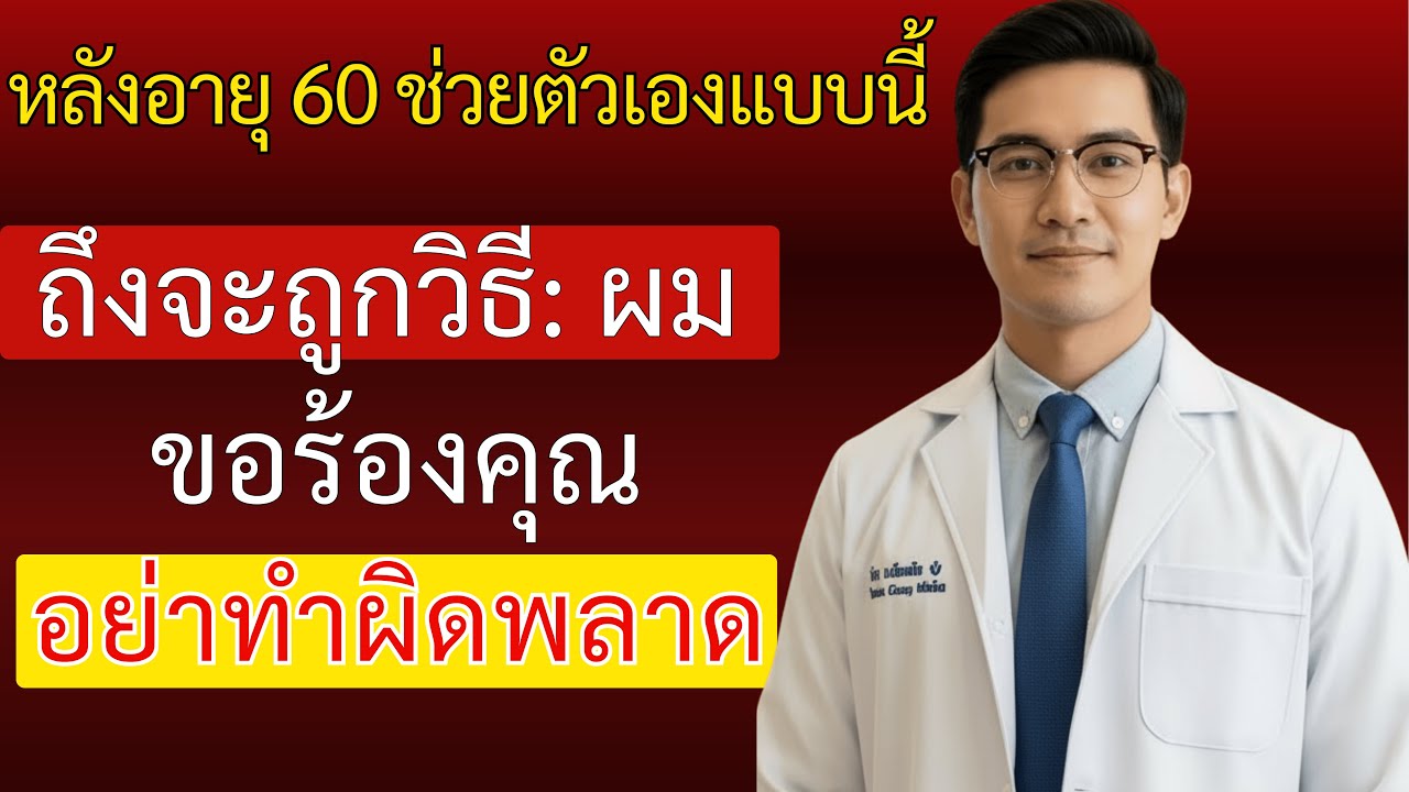 แพทย์ระบบปัสสาวะเผย: วิธีช่วยตัวเองอย่างปลอดภัยหลังอายุ 60 - หลีกเลี่ยง 3 ข้อผิดพลาดอันตรายนี้!