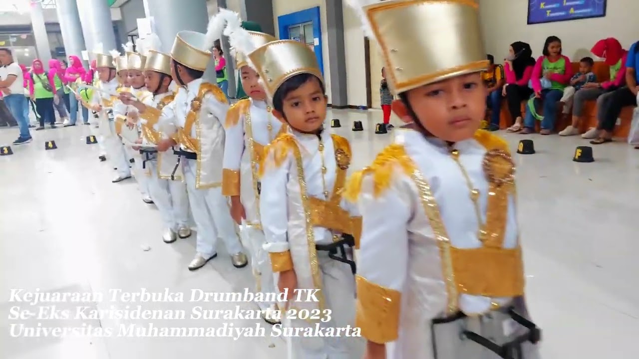 Junior Championship Kejuaraan Terbuka Drumband TK Se-Eks Karisidenan Surakarta 2023 || Gor UMS