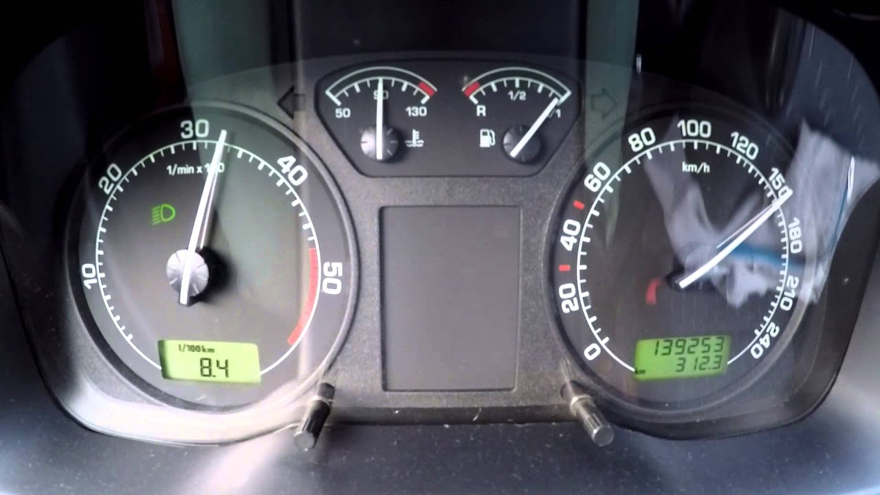 Škoda Octavia 1.9TDI 81kW - acceleration 0-196 km/h HD