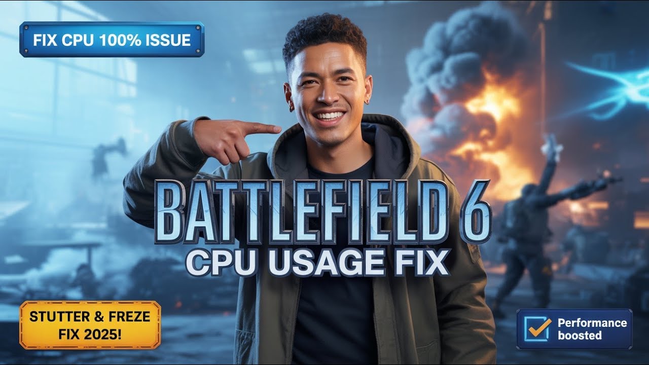 Battlefield 6 CPU Usage FIX (2025 Fitgirl Repack) — БЫСТРО сократите загрузку процессора, зависан...