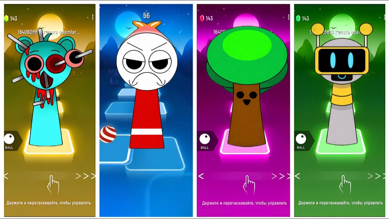 I Played Sprunki Song in Tiles Hop… THIS HAPPENED! 😳🔥